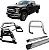 Kit Quebra Mato Estribo Plataforma Santo Antônio H3 F250 C Duplo Cromado - Imagem 1