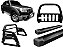 Kit Quebra Mato Estribo AL Santo Antônio H3 Ranger 97/12 Preto - Imagem 1