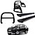 Kit Quebra Mato Estribo Personalizado Santo Antônio H3 Amarok CD Preto - Imagem 1