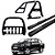 Kit Quebra Mato Estribo Oval Santo Antônio Amarok CD Preto - Imagem 1