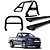 Kit Quebra Mato Estribo Preto Brilhante/Santo Antônio H3/Amarok CS Preto - Imagem 1