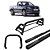 Kit Quebra Mato Estribo Oval Santo Antônio H2/Amarok CS Preto - Imagem 1