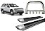 Kit Quebra Mato C/Chapa Estribo Oval TrailBlazer Cromado - Imagem 1