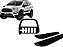 Kit Quebra Mato Estribo Chapa Aço EcoSport 13/2020 Preto - Imagem 1