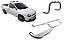Kit Estribo Chapa Quebra Mato Pick-Up Corsa Cor Cromado - Imagem 1