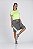 Saia Shorts Moda Fitness Evangélica Epulari Mescla Detalhe Amarelo - Imagem 1