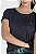 T-Shirt Fitness Feminina Preta Cropped UltraCool Fit Epulari - Imagem 2