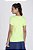 T-Shirt Fitness Feminina Abertura Lateral Amarelo Neon Epulari - Imagem 3