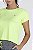 T-Shirt Fitness Feminina Cropped Amarelo Neon Epulari - Imagem 2