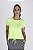 T-Shirt Fitness Feminina Cropped Amarelo Neon Epulari - Imagem 1