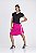 Saia Shorts Legging Rosa Neon Epulari - Imagem 3