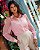 Camisa Com Tule Rosa Donna Ritz - Imagem 1