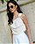 Blusa Crepe Um Ombro Pedra - Imagem 1