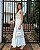 Vestido Em Laise Bicolor Com Babados - Imagem 3