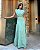 Vestido Em Laise Bicolor Com Babados - Imagem 7