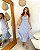 Vestido Midi Em Crepe Listras Com Laço - Imagem 1