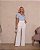 Blusa Decote V Com Renda No Decote e Punhos Doce Flor - Imagem 9
