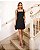 Vestido Mini Alfaiataria Drapeado Flor Donna Ritz - Imagem 1