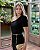Vestido Midi Alfaiataria Um Ombro Com Cinto - Imagem 2
