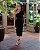 Vestido Midi Alfaiataria Um Ombro Com Cinto - Imagem 1