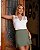Blusa Decote V Em Crepe Pala Renda Donna Ritz - Imagem 1