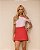 Short Saia Em Alfaiataria Donna Ritz - Imagem 1