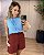 Regata Em Crepe Com Pregas No Decote Donna Ritz - Imagem 1