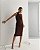 Vestido Midi Drapeado Com Fivela Kesses - Imagem 4