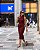 Vestido Midi Argolas Metalicas Kesses - Imagem 1