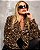 Casaqueto Teddy Animal Print Donna Ritz - Imagem 1