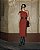 Vestido Midi Twill Com Um Ombro Karmani - Imagem 1