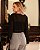 Blusa Chiffon Jabo Amarração Donna Ritz - Imagem 6