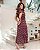 Vestido Midi Tule Poá Decote V Com Babados Nuxx - Imagem 3