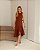 Vestido Midi Twill Com Babados Karmani - Imagem 1