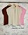 Blusa Gola Alta Com Detalhe De Prega Doce Flor - Imagem 7
