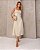 Vestido Midi Regata Em Alfaiataria Com Pesponto - Imagem 5