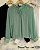 Blusa Chiffon Alto Relevo Amarração Gola Doce Flor - Imagem 8