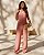 Calça Wide Leg Com Pregas e Bolsos Doce Flor - Imagem 1