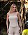 Calça Wide Leg Em Alfaiataria Span Donna Ritz - Imagem 9