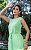 Vestido Midi Crepe Cavado Com Elástico Na Cintura - Imagem 3