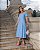 Vestido Midi Em Viscose Mangas Curtas - Imagem 3