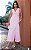 Vestido Midi Em Tricoline Decote V Com Renda - Imagem 5
