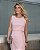 Vestido Midi Com Fenda Lateral Manga Cavada - Imagem 8