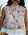 Camisa Cavada Floral Com Laço Doce Flor - Imagem 6