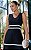 Vestido Midi Crepe Com Entremeios Renda - Imagem 3