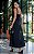 Vestido Midi Em Tricoline Decote Coração - Imagem 2