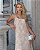 Vestido Longo Floral Bicolor Doce Flor - Imagem 8