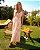 Vestido Longo Crepe Floral Elástico Na Cintura Donna Ritz - Imagem 3