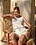 Shorts Com Pregas Frontal e Cinto Faixa Doce Flor - Imagem 7
