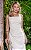 Vestido Midi Em Linho Bordado Com Fenda Frontal - Imagem 7